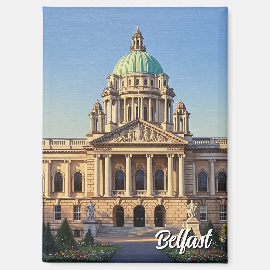 Belfast City Hall Northern Ireland Travel Magneet (Voorkant)