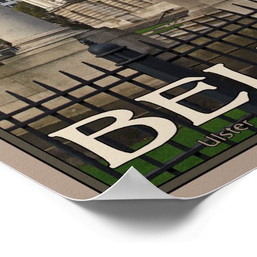 Belfast City Hall Poster (Hoek)