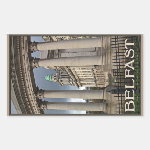 Belfast City Hall Rechthoekige Sticker