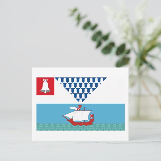 Belfast Flag Briefkaart (Staand voorkant)