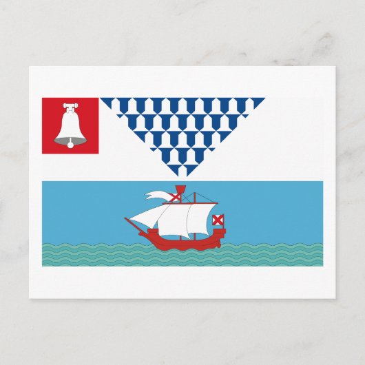 Belfast Flag Briefkaart (Voorkant)