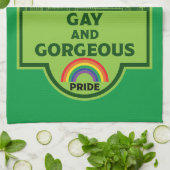 Belfast Gay Pride - Brighton België - LGBT Theedoek (Gevouwen)