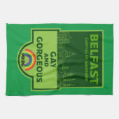 Belfast Gay Pride - Brighton België - LGBT Theedoek (Horizontaal)