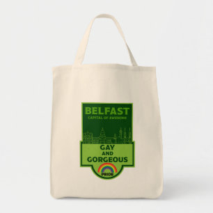 Belfast Gay Pride - Brighton België - LGBT Tote Bag