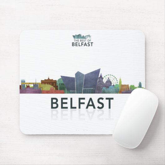 Belfast Icons Mousepad Muismat (Met muis)