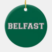 Belfast Keramisch Ornament (Achterkant)