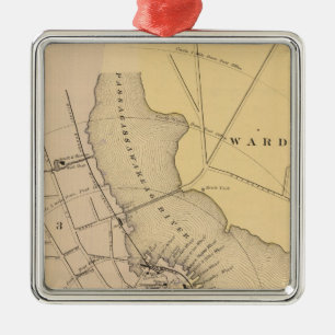 Belfast, Maine 2 Metalen Ornament