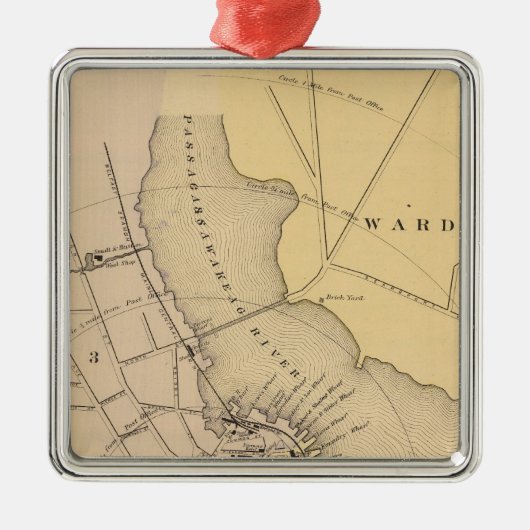 Belfast, Maine 2 Metalen Ornament (Voorkant)