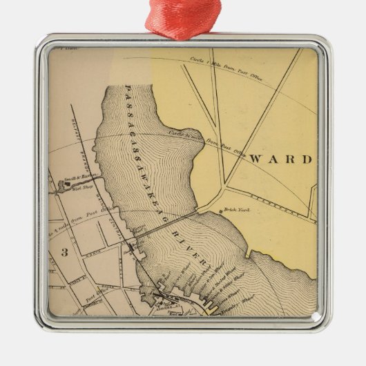 Belfast, Maine Metalen Ornament (Voorkant)