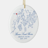 Belfast Maine Ornament - Home Sweet Home (Rechts)
