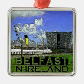 Belfast Metalen Ornament (Voorkant)