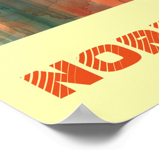 BELFAST, NOORD-IERLAND SKYLINE POSTER (Hoek)