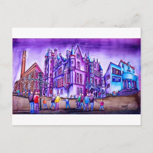 Belfast North - Castle, Jail & Zoo Briefkaart (Voorkant)