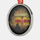 Belfast Northern Ireland Metalen Ornament (Links)