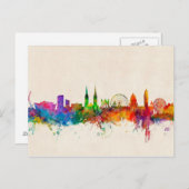 Belfast Northern Ireland Skyline Briefkaart (Voorkant / Achterkant)