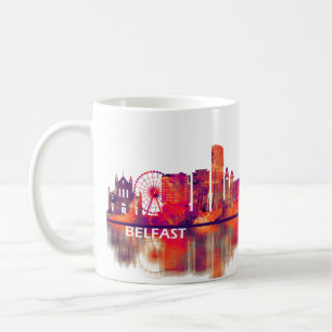 Belfast Northern Ireland Skyline Koffiemok