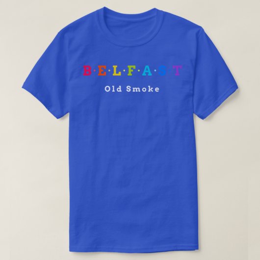 Belfast Oude Rook T-shirt (Design voorkant)
