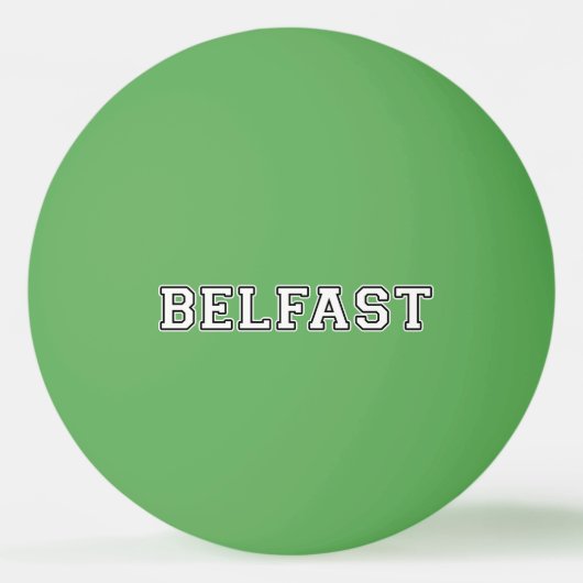 Belfast Pingpongbal (Voorkant)