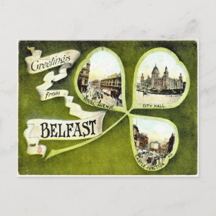  Belfast shamrock briefkaart