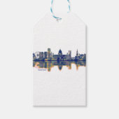 Belfast Skyline Cadeaulabel (Voorkant)