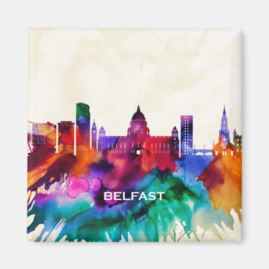 Belfast Skyline Magneet (Voorkant)