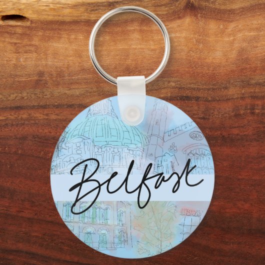 Belfast Sleutelhanger (Voorkant)