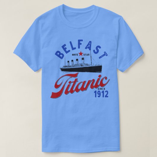 Belfast Titanic T-shirt (Design voorkant)