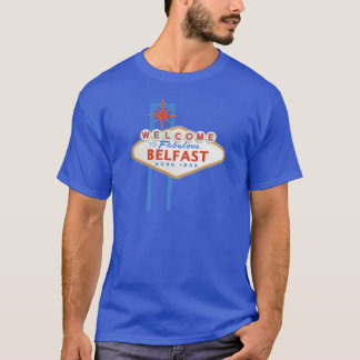 Belfast - Vegas-teken T-shirt