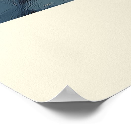 Belfast Winter Night-scène Poster (Hoek)