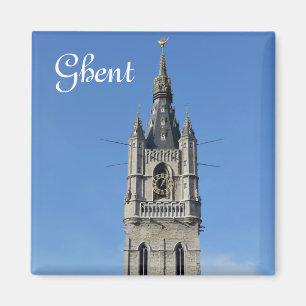 Belfort in Gent, België Magneet