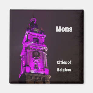 Belfort van Bergen België Magneet