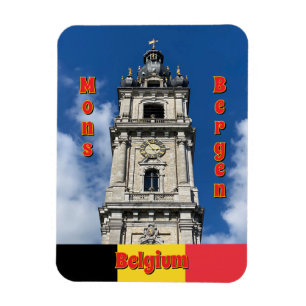 Belfort van Bergen België Magneet
