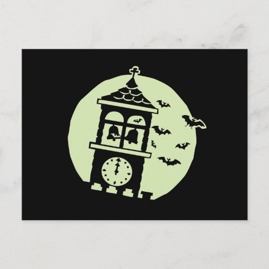 Belfry Bats Moon Briefkaart (Voorkant)