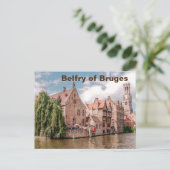 Belfry Brugge Briefkaart (Staand voorkant)