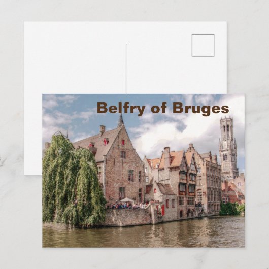 Belfry Brugge Briefkaart (Voorkant / Achterkant)