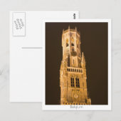 Belfry in Brugge Briefkaart (Voorkant / Achterkant)