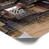 Belfry in Okayama, Hasui Kawase, Woodcut Poster (Hoek)