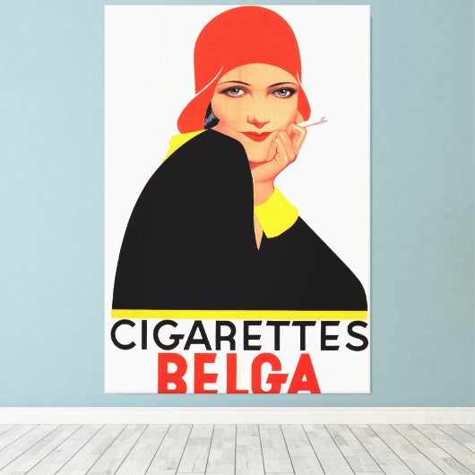Belga Cigs Canvas Afdruk (Insitu (Houten vloer))