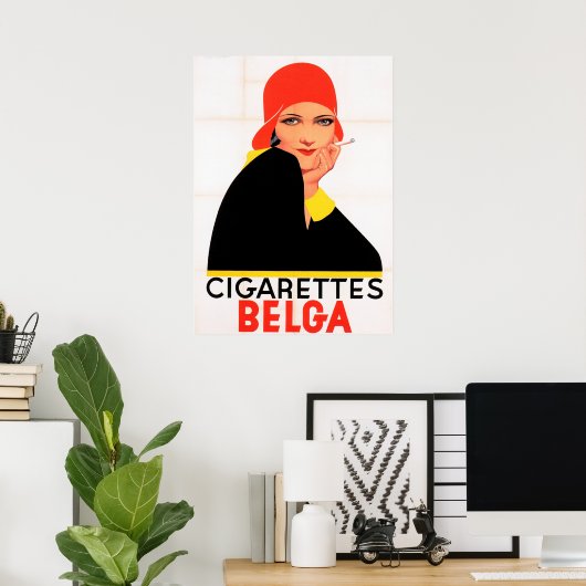 Belga Cigs Poster (Thuiskantoor)