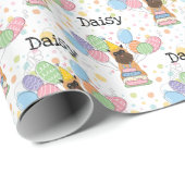 Belge Brussels Griffon Cropped Ears Verjaardagsfee Cadeaupapier (Rol Hoek)