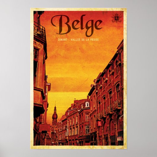  Belge Travel Poster (Voorkant)