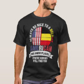 Belgian American We know Places where Country Belg T-shirt (Voorkant)