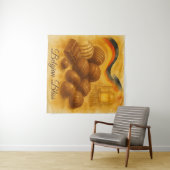 Belgian Bliss-Elegant Belgian Chocolate Waterverf Wandkleed (In Situ (horizontaal))