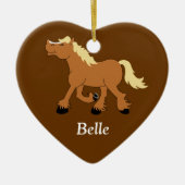 BELGIAN Draft Horse Custom Ornament (Voorkant)
