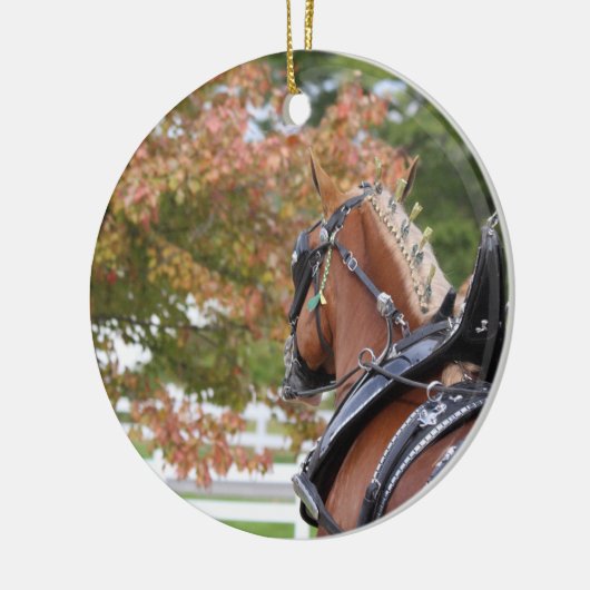 Belgian Draft Horse ornament (Links)