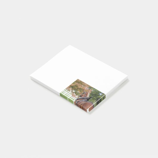 Belgian Draft Horse Post schrijft Post-it® Notes (Schuin)