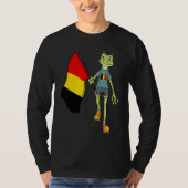 Belgian Fan Frog T-shirt (Voorkant)