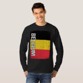 Belgian Flag Belgium  1 T-shirt (Voorkant volledig)