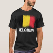 Belgian Flag Belgium T-shirt (Voorkant)