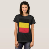 Belgian Flag Belgium T-shirt (Voorkant volledig)